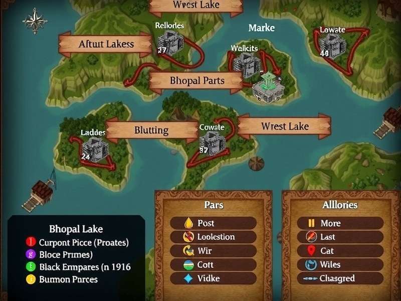 Bhopal Lake map strategy